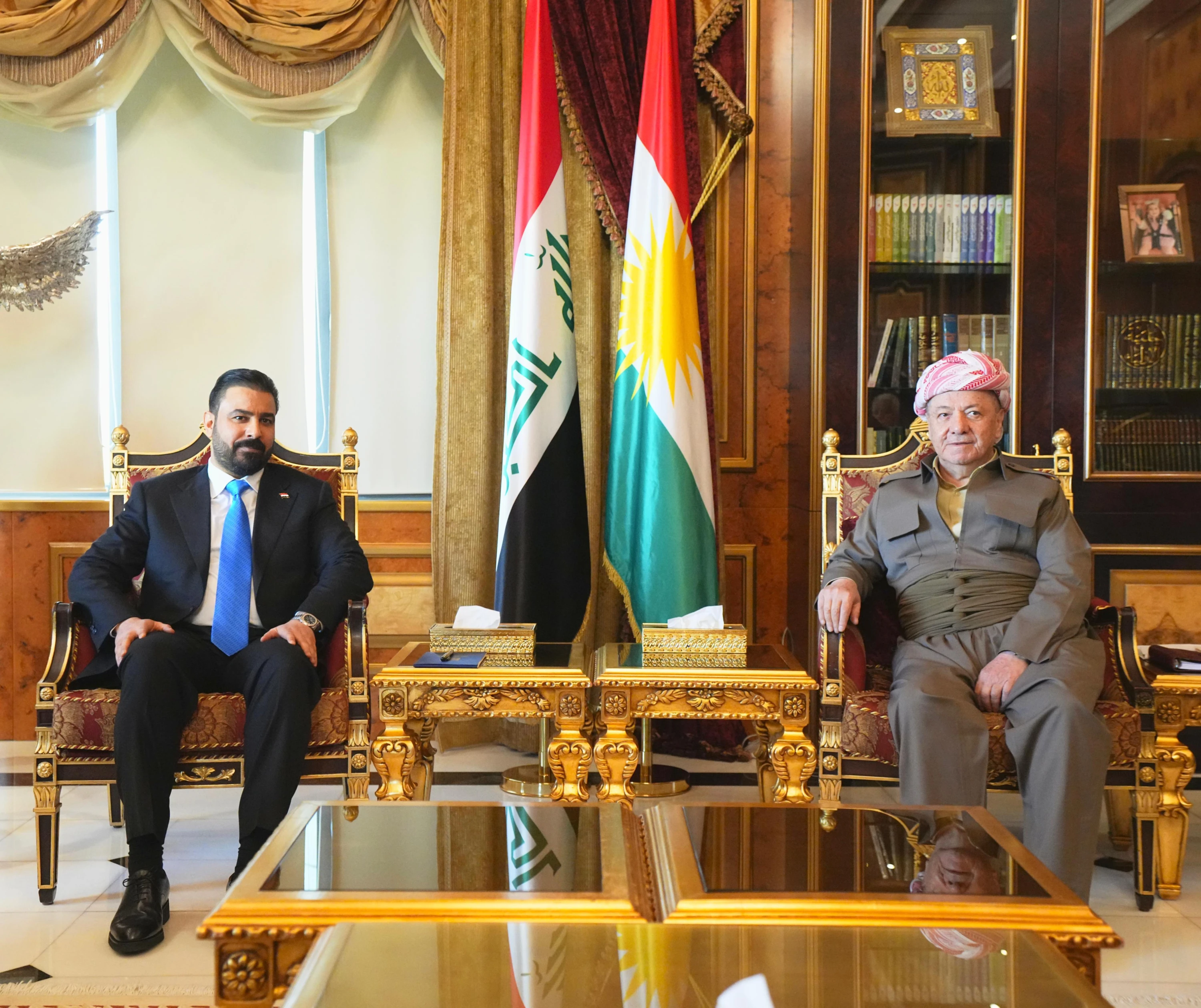 Image of President Barzani, Iraqi PM-designate stress unifying positions ahead of gov't formation