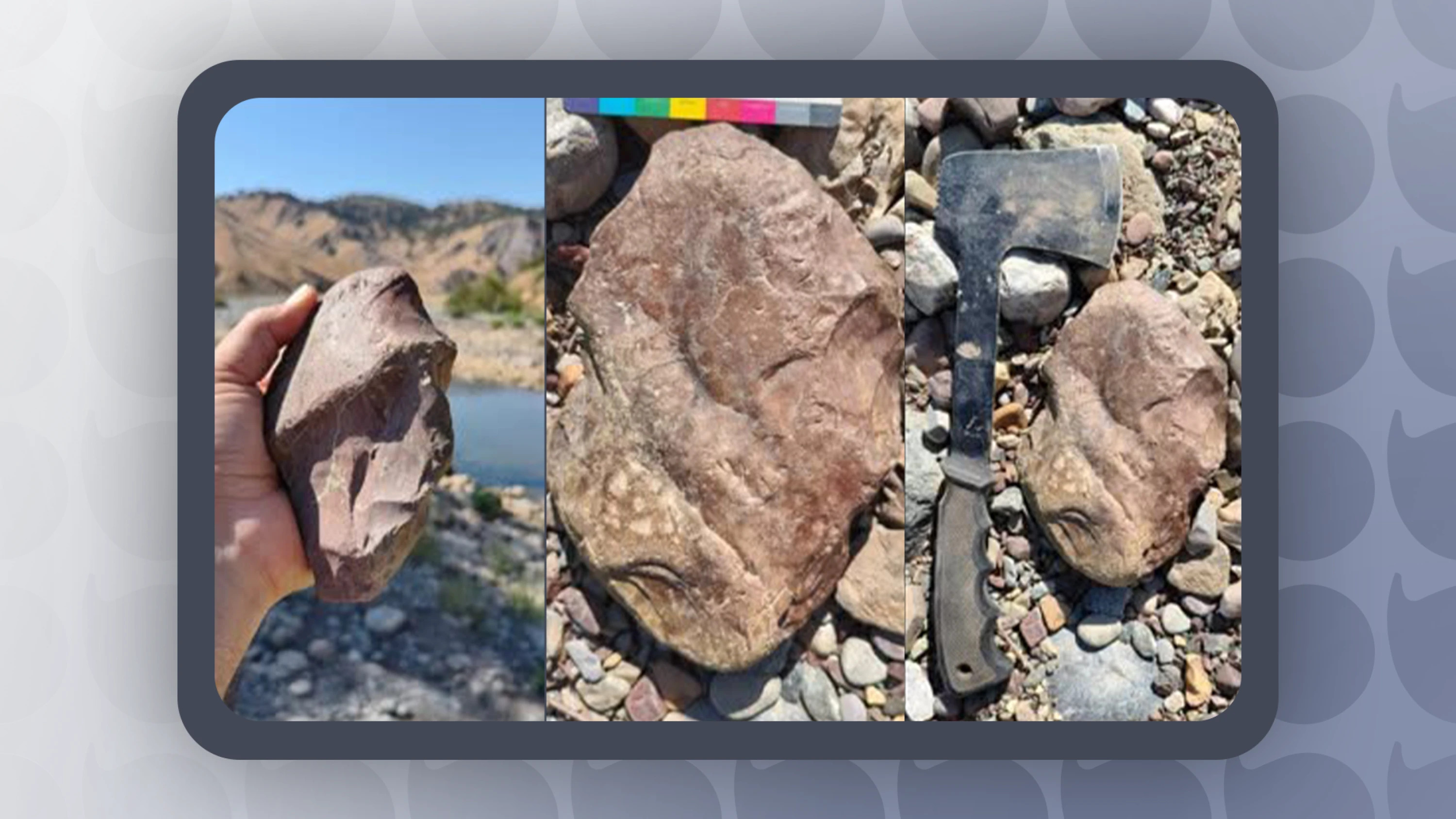 Image of Ancient stone hand-axe discovered in Sulaimani’s Sharbazher