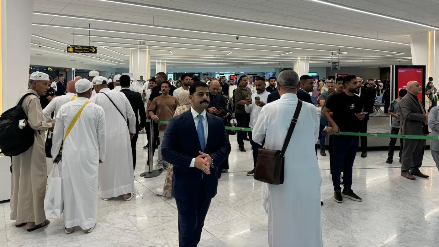 Image of First group of Iraqi pilgrims returned to Baghdad Wednesday