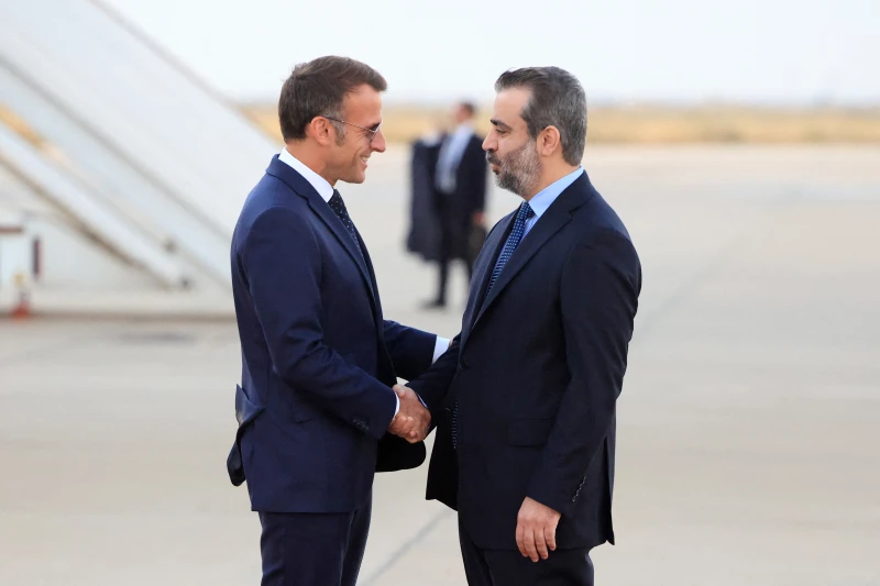 France’s Macron arrivesRead More