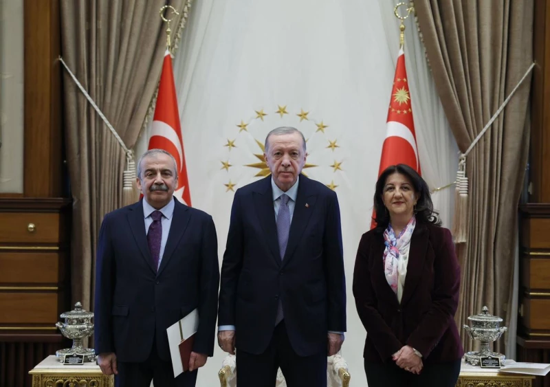 Erdogan receives Imrali delegation