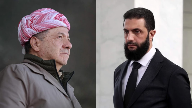 Sharaa, President BarzaniRead More